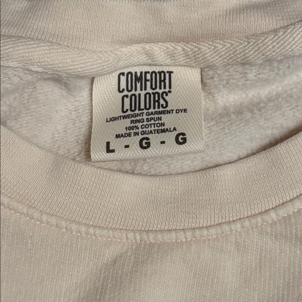 Comfort Colors Cream Dallas Sweatshirt - Picture 4 of 6